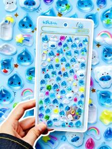 Những miếng dán 3D này có thiết kế giọt nước đáng yêu, mang lại cảm giác thư thái và giúp giảm căng thẳng. Họa tiết giọt nước dễ thương và hiệu ứng dập nổi 3D tạo nên cảm giác ba chiều bắt mắt! Chống thấm nước và chống tia UV, chúng rất thích hợp để sử dụng trên nhật ký thư giãn, nhật ký tâm trạng hoặc thiệp giảm căng thẳng tự làm, giúp giảm bớt áp lực hàng ngày! - Nhiều màu - Xem 4