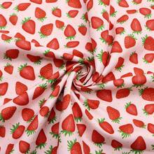 1Pc Fruit Strawberry Polyester Fabric -59x19.68inch(150x50cm) - Soft & Durable Polyester Material, Pre-Cut For DIY Sofa Covers & Handmade Projects,Gift Wrapping,Sewing,Bags,Party Decor, Tablecloths - Default - View 9