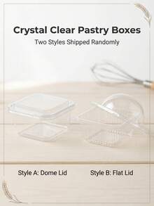 10/20个装木质多层慕斯蛋糕盒、水果酸奶盒、豆浆包装盒、蛋糕盒 - 白色 - 查看 9