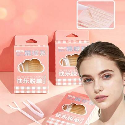 480pcs/120pcs/90pcs Lace Invisible Double Eyelid Tape, Eyelid Tape Natural And Long-Lasting Shaping, Double Eyelid Tape Breathable And Waterproof, Easily Create Natural And Profound Double Eyelids, Comfortable To Wear All Day, Invisible Before Makeup, Made Of Lightweight And Breathable Material, Stays Firmly In Place During Daily Activities. This Double Eyelid Tape Has Reliable Adhesiveness, Waterproof And Sweat-Proof, Comfortable To Wear All Day. Suitable For Sensitive Skin, Comfortable To Use All Day Without Irritation. Suitable For Severe Eyelid Drooping, Single Eyelid, Loose Eyelids, And Will Not Irritate The Skin.
