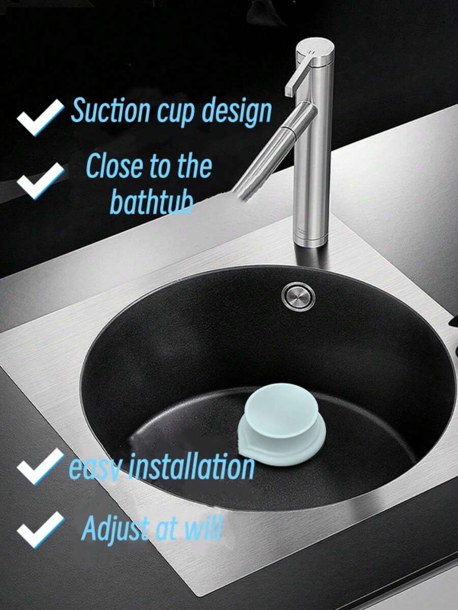 Nút bịt lỗ thoát nước tràn bằng silicon cho bồn rửa - Vòng chặn tràn, bền và dễ lắp đặt, phù hợp cho bồn rửa nhà bếp và phòng tắm, ngăn ngừa nước tràn và tắc nghẽn. - nhiều màu - Xem 1