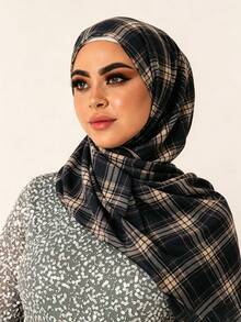 Navy Blue Checkered
