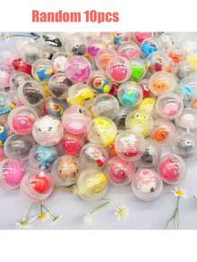 10/20/50 Pcs Mini Cute Gashapon Toys, Perfect For Party Sharing, Thanksgiving Christmas Gifts (Random Styles) - Multicolor - View 9