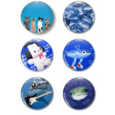 Funny Pattern Badge Brooch, Women's Badge, Pin Brooch, Bag Pendant, Clothing Accessory, Interesting Gift For Friends, Family, Teachers And Classmates