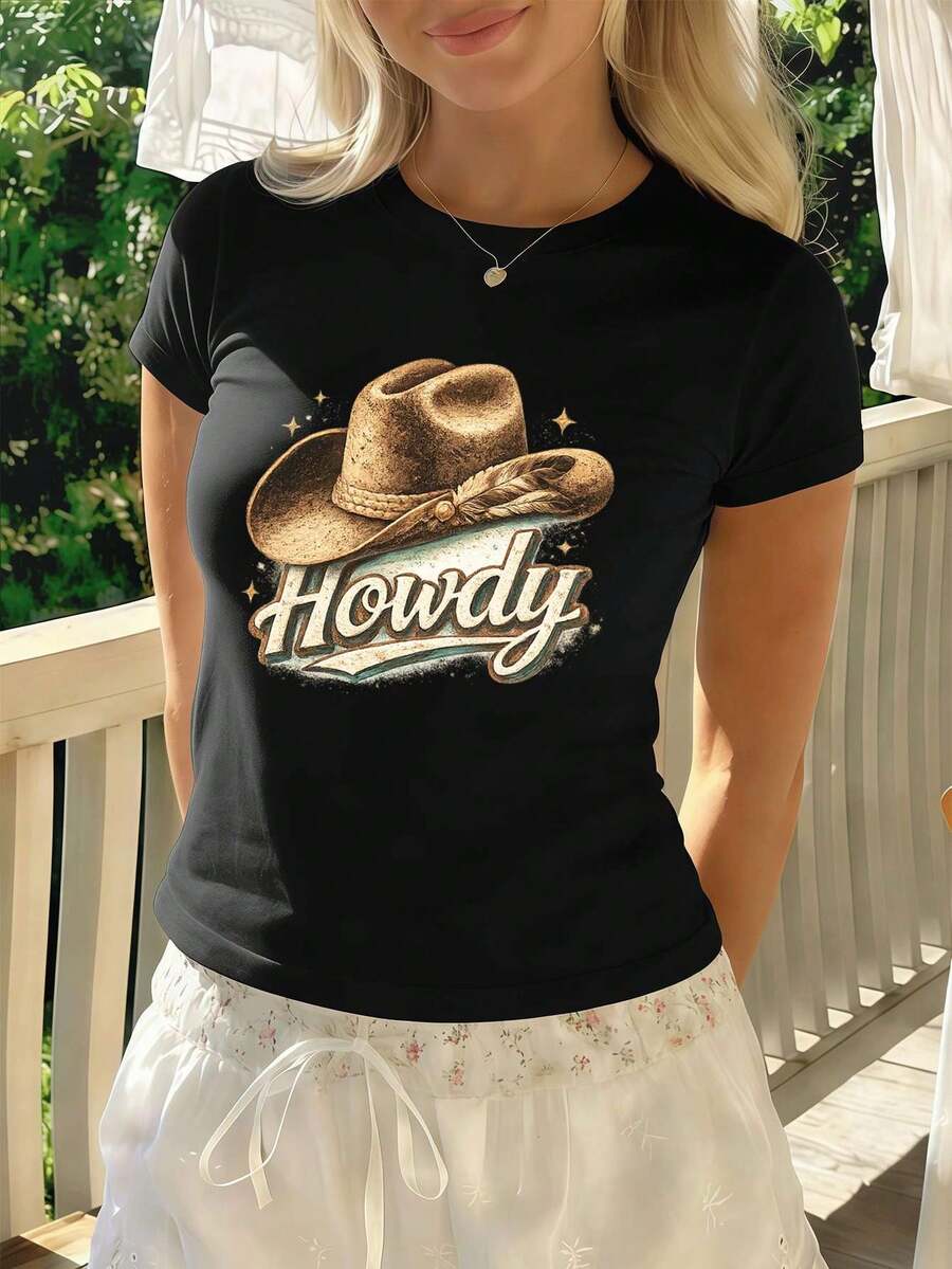 Women T-Shirts - Black - View 1