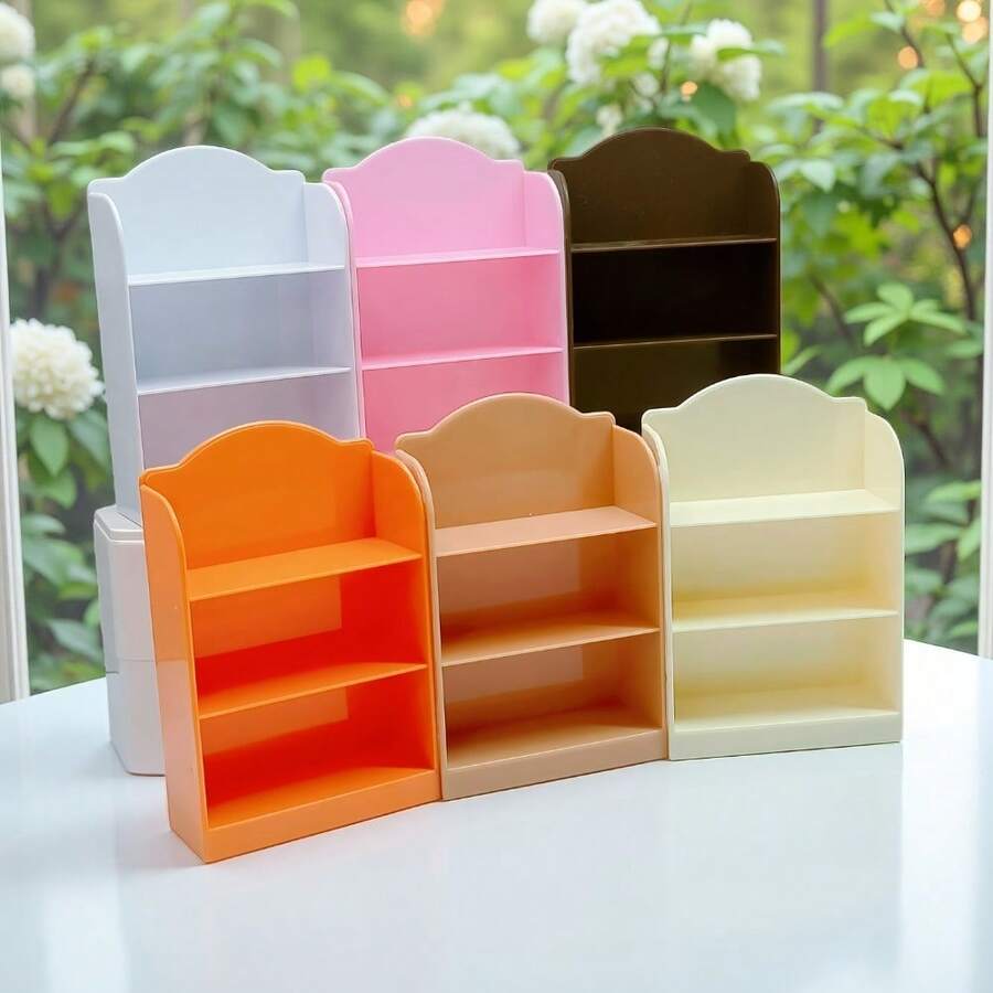 Mini Storage Rack And Dessert Display Set, Featuring Delicate Tiered Design, Miniature Supermarket Simulation Decor, Beverage And Snack Display Rack Model, Suitable For Desktop Display Cabinet, Collectible Dolls, Fine Crafts, Model Furniture And Architecture Kits - A - View 1