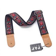 Adjustable Embroidered Cotton Guitar Strap Widening Thickening For Guitar Belt - S113-i - View 9