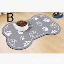 1pc, Cloud-Shaped Pet Feeding Mat, Water-Absorbing Dog/Cat Feeding Mat, Special Splash-Proof Bowl Mat For Pet Feeding Station, Cute Design, Available In Multiple Colors. - Multicolor - View 19