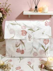 Giấy lụa họa tiết hoa tulip mùa xuân, giấy gói quà hoa và vật liệu trang trí thủ công tự làm cho tiệc sinh nhật. - Nhiều màu - Xem 4