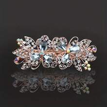Women's Rhinestone Elegant Hair Clip, Ponytail Clip Hair Accessory - A - View 11