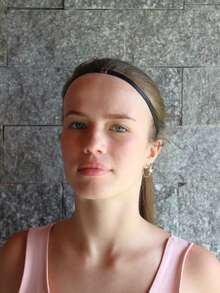 3-Piece Set Of Basic Elastic Headbands For Yoga, Sports, And Running - Gray, Brown, Black - 灰色,棕色和黑色 - 查看 2