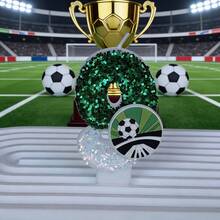 FIFA世界杯足球主题数字生日蜡烛，闪光绿白足球图案蛋糕装饰，适合体育迷派对用品、庆祝活动配件、周年纪念装饰品、比赛日进球特别活动装饰 - 彩色 - 查看 10