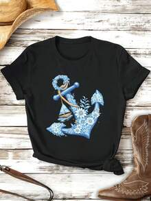 Women T-Shirts - Black - View 2