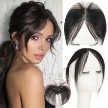 Tóc mái kiểu Pháp thanh lịch, dễ thương, kẹp vào, làm từ tóc thật Remy, có lớp ren tự nhiên, kiểu tóc mái ngang vai, thích hợp sử dụng hàng ngày cho Halloween và Giáng sinh. - Nhiều màu - Xem 8