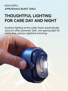 HYUNDAI 1pc Electric Automatic Nail Clipper With Light, Magnetic Cover, Nail Debris Collection, Rechargeable, Long Battery Life, Electric Nail Trimmer Suitable For Children, Adults, Elderly, Caregivers - Multicolor - View 10