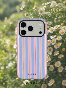 GIIPPA Bộ ốp lưng điện thoại 17 Pro Max màu hồng pastel và xanh nhạt vẽ tay kẻ sọc, kết hợp với họa tiết đường kẻ mảnh màu hồng cánh sen và xanh bạc hà, phù hợp với các phiên bản 16/15/14 Pro Max. Ốp lưng phong cách Hàn Quốc thời trang và độc đáo, tương thích với các phiên bản 11/12/13/14/15/16 Pro Max Plus. Thiết kế thanh lịch phù hợp cho cả nam và nữ. Món quà lý tưởng cho Giáng sinh, Lễ tình nhân, Lễ Phục sinh, mùa cưới và sinh nhật dành cho bạn gái. - Nhiều màu - Xem 8