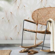 SUPSTICKER 1 Roll Boho Black Line Banana Leaf Wallpaper, Peel And Stick Waterproof Removable, 15.75x39.37/118.11/196.85in, For Wall Cabinet Drawer - Black - View 18