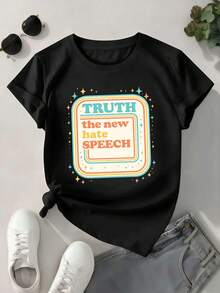 Women T-Shirts - Black - View 1