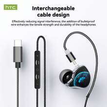 HTC NE81، سماعات أذن لاسلكية جديدة 3 في 1 قابلة للفصل بخطاف أذن، سماعات أذن مفتوحة OWS، تتضمن رؤوس أذن متوافقة، جودة صوت عالية الدقة، خيار هدية مثالي. - مشاهدة 6
