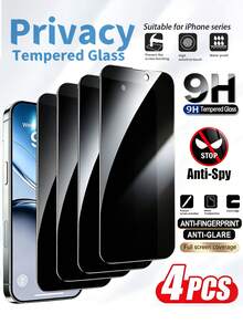 4 Pezzi Pellicola Protettiva per Privacy in Vetro Temperato, Realizzata in Materiale Avanzato in Vetro ad Alta Durezza, Compatibile con iPhone 17e/17Promax/17Pro/17Air/17/16/16Pro/16Plus/16Promax /15 /15 Plus /15 Pro /15 Pro Max/ 14 /14 Plus /14 Pro /14 Pro Max/13 Mini/13/ 13 Pro /13 Pro Max/ 12 Mini /12/ 12 Pro/ 12 Pro Max/11/ 11 Pro /11 Pro Max, Regalo per la Festa della Mamma, Anniversario - nero - Visualizzare 23