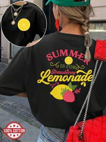 Plus Size T-Shirts - Black - View 6
