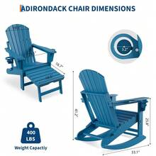 Adirondack Chairs - Blue - View 1