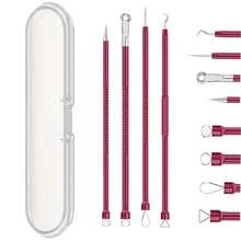 New High-End Blackhead Cleaner Set, Blackhead Remover Tool, Pimple Extractor Tool Kit, Stainless Steel Professional Blackhead And Blemish Removal Tool Set - Multicolor - View 17