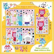 1 Set/8pcs Gabi Doll House Cartoon Stickers, Large Size Waterproof Stickers, New Year/Valentine's Day/Easter Gift [Random Styles] - Multicolor - View 6