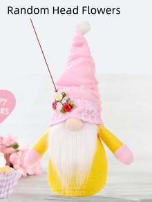 1 pezzo Decorazione per la Festa della Mamma, Bambola con cappello a fiori di perle per la Festa della Mamma, Regalo per la Festa della Mamma - Visualizzare 5