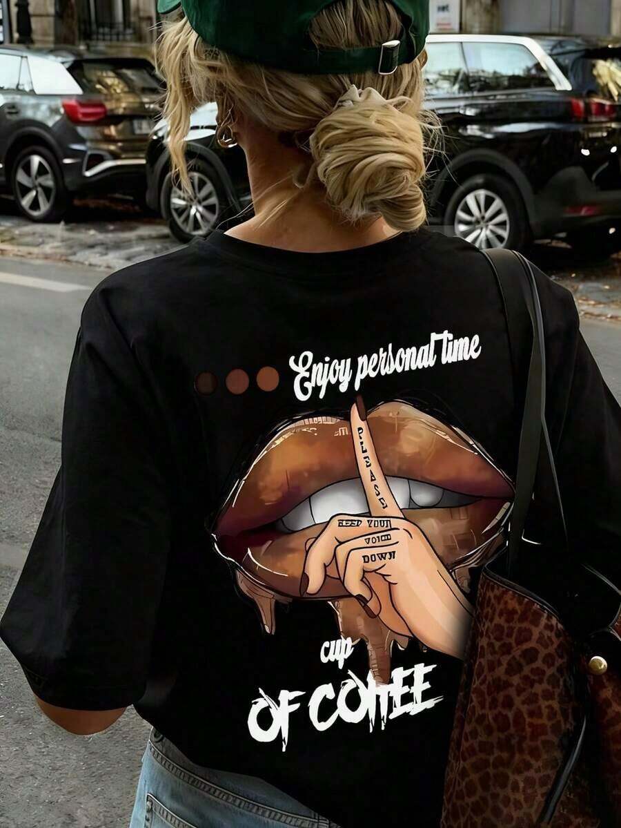 Women T-Shirts - Black - View 1