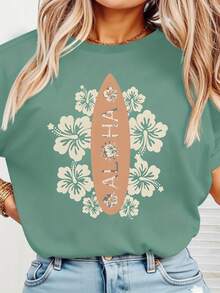 Women T-Shirts - [White] - View 8