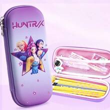 Hasbro 8件套 3D卡通女巫狩猎图案大容量铅笔盒 EVA文具盒 - 彩色 - 查看 10