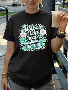 Women T-Shirts - Black - View 1