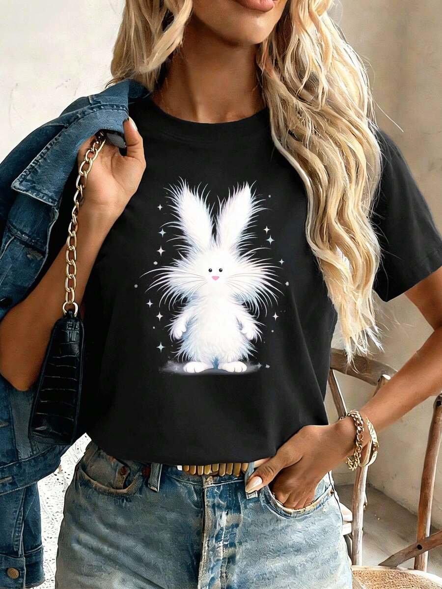Women T-Shirts - Black - View 1