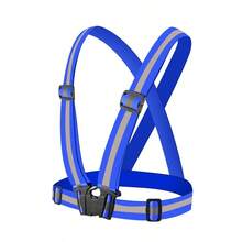 Áo phản quang (1 chiếc) dùng cho chạy bộ, có độ hiển thị cao và có thể điều chỉnh, phù hợp cho đạp xe ban đêm, đi bộ đường dài, chạy bộ và dắt chó đi dạo. - Nhiều màu - Xem 12