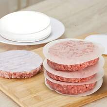 50/150 tờ giấy nướng bánh hamburger chống dính, kích thước 4,72 inch (khoảng 12cm), dễ tách rời, có thể đông lạnh và nướng, thích hợp để ép bánh hamburger, nướng bánh ngọt và bánh pie. - Nhiều màu - Xem 6