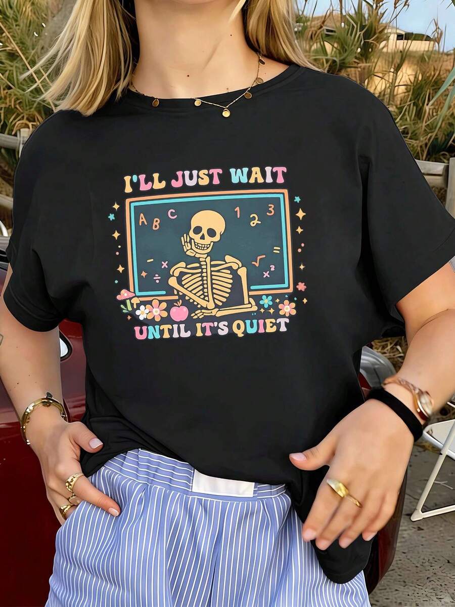 Women T-Shirts - Black - View 1