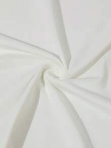 Women's Summer Y2K Geometric Pattern Short Sleeve T-Shirt - White - View 3