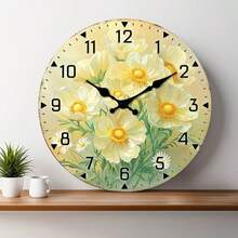 1pc Heart-Shaped Silent Wall Clock, Beach Sunrise Pattern Design, Battery Powered, Suitable For Living Room, Bedroom, Kitchen Decor, Sweet Gift For Valentine's Day And Other Romantic Occasions (Batteries Required) - 1PC - View 7