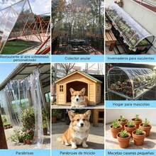 Waterproof Transparent Tarpaulin 4*5m High Quality PVC Outdoor - A - View 7