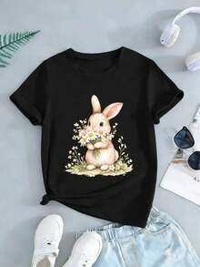 Women T-Shirts - Black - View 2