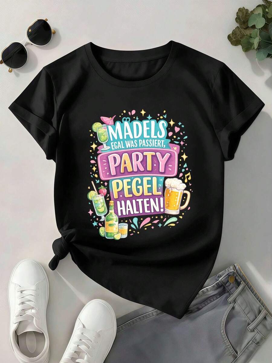 Women T-Shirts - Black - View 1