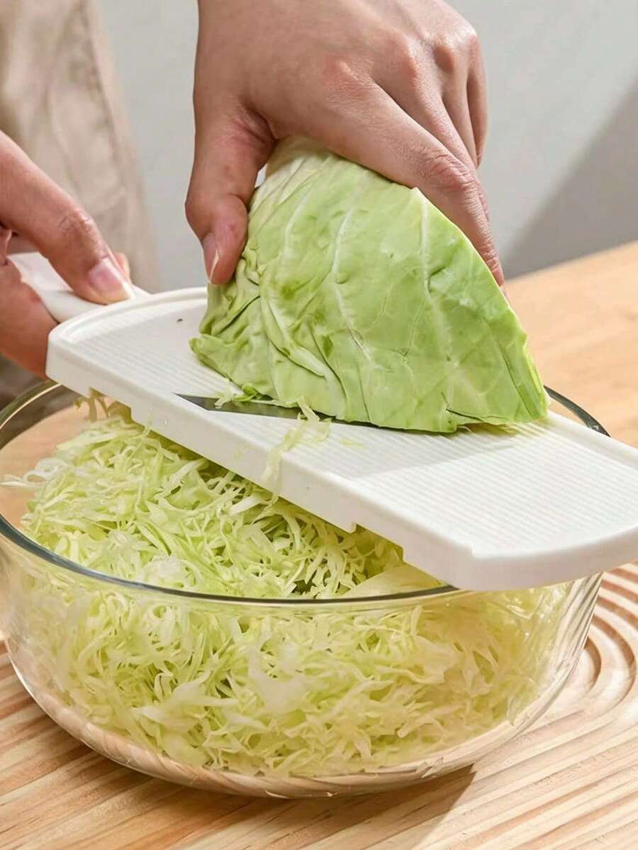 Dụng cụ thái rau củ đa năng, lưỡi dao bằng thép không gỉ, dụng cụ nhà bếp dùng để thái salad, bắp cải, cà rốt và trái cây. - Nhiều màu - Xem 1