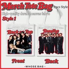 Túi Tote B-TS ARIRANG, in hai mặt hình RM, JIN, J-HOPE, JIMIN, V, JUNG/KOOK, họa tiết chân dung nhóm B-TS "Back On Top" ARIRANG, chất liệu vải canvas bền chắc, dung tích lớn, có thể tái sử dụng, phù hợp cho ARMY sử dụng hàng ngày, quà Giáng sinh và sinh nhật. - Nhiều màu - Xem 14
