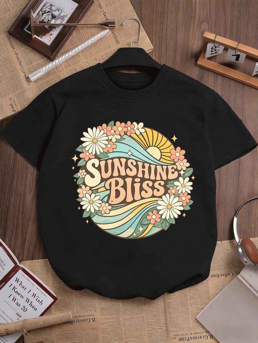 Women T-Shirts - Black - View 1