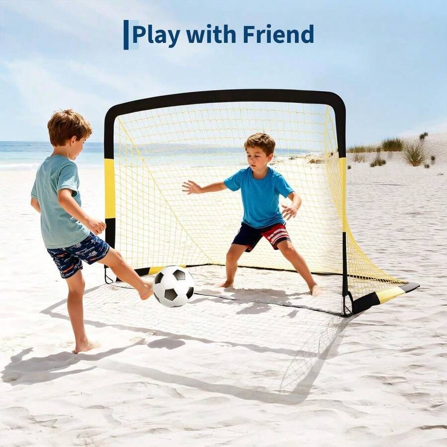 Football Net - 6x4 Double Goal Set - View 1
