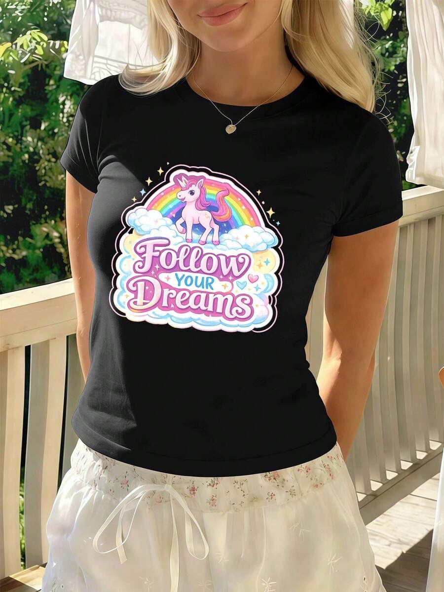 Women T-Shirts - Black - View 1