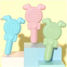 Pet Silicone Molar Toy, Lollipop Design Chew Toy For Small Dogs Cats, Boredom Relief Interactive Teething Toy For Pet Training - Multicolor - View 4