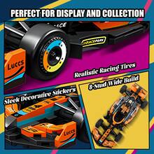 Speed ​​Champions F1 Racing Race Car Toy, Racing Car Building Blocks Set, F1 Model Racing Car Set For Display Or Play, Collectible Assembly Vehicle Toy For Adults, Toy Car For Birthdays And F1 Fans, 300+ PCS - Multicolor - View 10