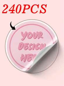 1-240pcs Personalized Labels - Customizable Stickers, Add Any Text, Images, Custom Thank You Labels, Seal Stickers, No Ironing, Back To School - Multicolor - View 31